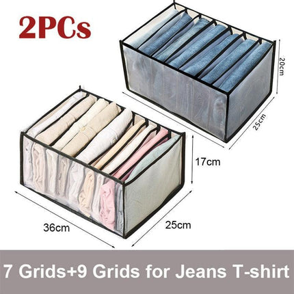 Nylon Closet Organization System with Enhanced Storage and Ventilation