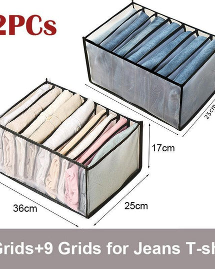Nylon Closet Organization System with Enhanced Storage and Ventilation
