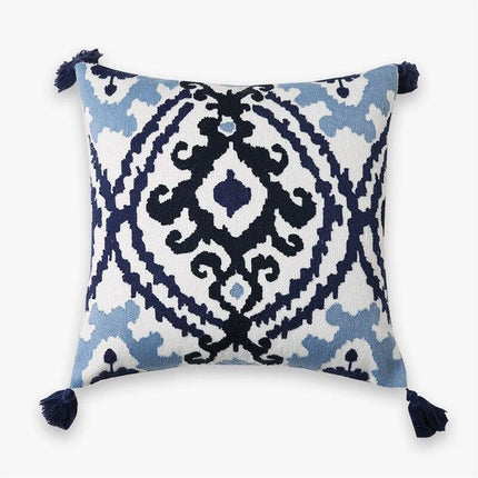 Boho Chic Floral Lumbar Pillow Cover - Stylish Home Decor Accent