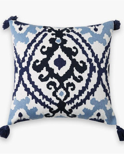 Boho Chic Floral Lumbar Pillow Cover - Stylish Home Decor Accent