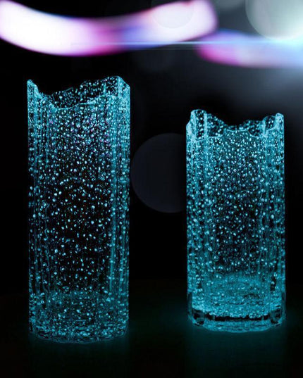Enchanting Solar-Illuminated Glass Vase Collection for Elegant Home Decor