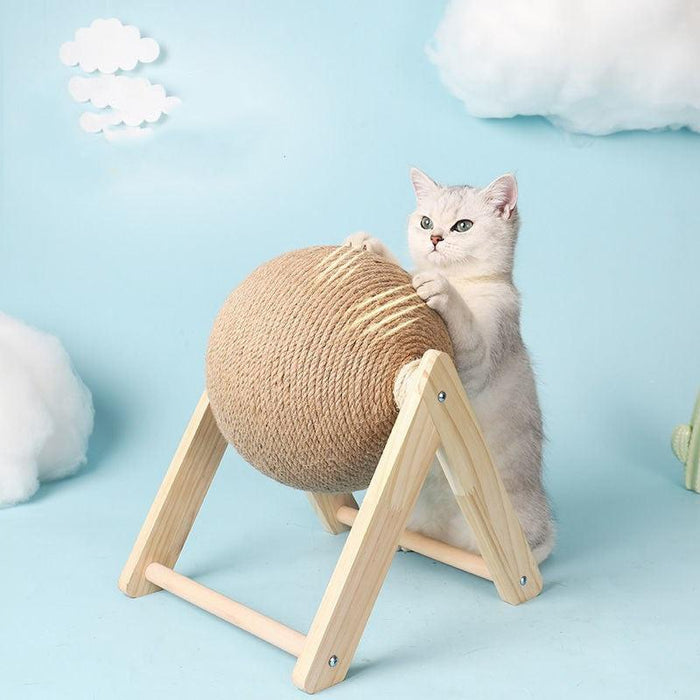 Furniture Guardian: Cat Scratch & Play Protector with Catnip Toy
