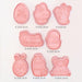 Easter Silicone Cookie Cutters - Create Charming Butterfly, Egg, and Bunny Cookies