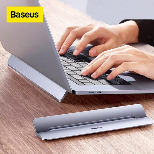Slim and Portable Aluminum Alloy Notebook Stand with Inclination Angle Design