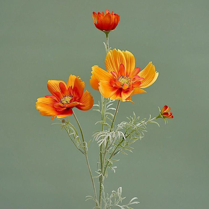 Gesang Floral Branch: Luxurious Queen Cosmos Silk Flower Stem