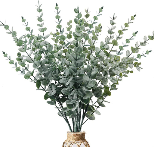 Elegant Artificial Eucalyptus Greenery Stems - Elevate Your Decor with Lifelike Beauty