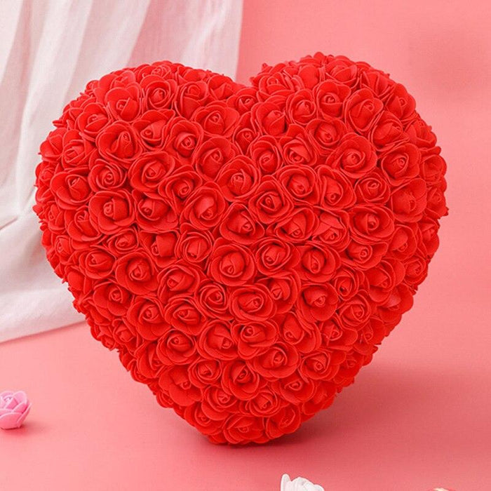 40cm Heart Roses Artificial Flowers Home Wedding Festival Wedding Decoration Gifts Valentine&#39;s Romantic Artificial Rose Floral