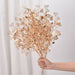 Golden Artificial Foliage Set: Sophisticated Home Decor and Event Accent