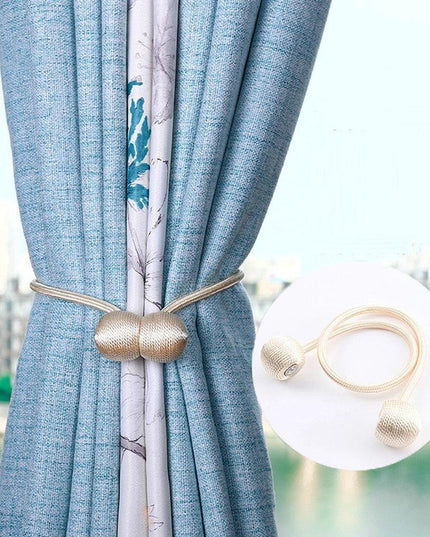 Elegant Magnetic Curtain Tieback Balls for Stylish Home Accents
