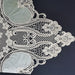 Opulent Botanica European Crochet Stitched Velvet Tablecloth Ensemble