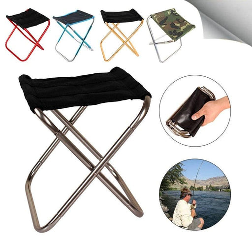 Folding Small Stool Fishing Chair Picnic Camping Chair Foldable Aluminium Cloth Outdoor Portable Easy Carry Outdoor Furniture-Sports & Outdoors›Outdoor Gear›Camping & Hiking›Camping Furniture›Chairs-Très Elite-SPAIN-RED-Très Elite