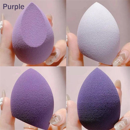 Flawless Finish Pro: 4-Piece Premium Makeup Sponge Set for Seamless Blending