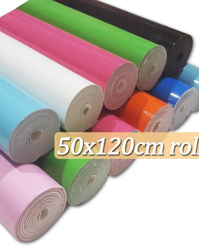 Elegant Dual-Tone Faux Leather Crafting Roll