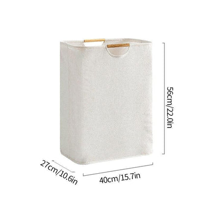 Stylish Waterproof Laundry Hamper with Durable Handles and Generous Capacity