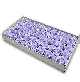 Blossoming Rose Soap Flower Collection - 50 Piece Set for Elegant Decor and Special Occasions