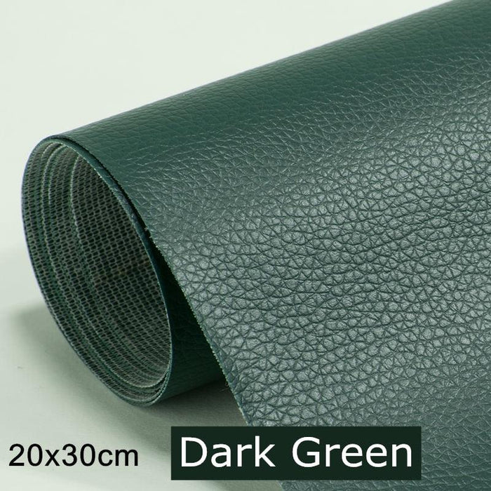 Jumbo XL Luxe Litchi Leather Repair Stickers - Stylish Solutions for Elegant Furniture Fixes