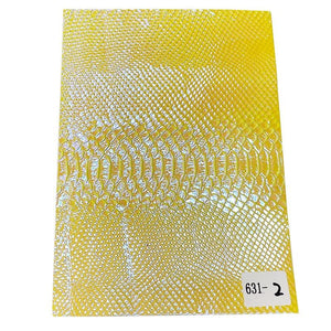 30x135cm Snake Skin Grain Embossed Holographic Spunlace Fabric Sheet-Arts, Crafts & Sewing›Sewing & Fabric›Craft Fabrics-Très Elite-China-631-2-Très Elite