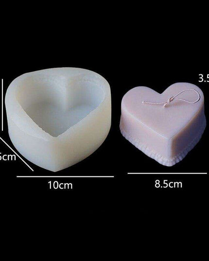 Creative Love Heart Silicone Baking and Crafting Mold