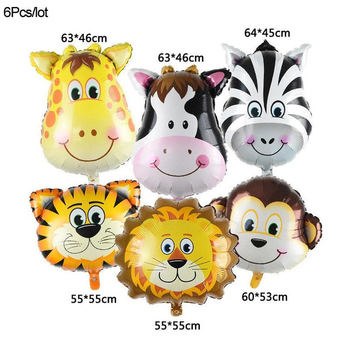 Jungle Safari Adventure Birthday Party Decor Kit - Complete Supplies for Kids’ Wild Celebration