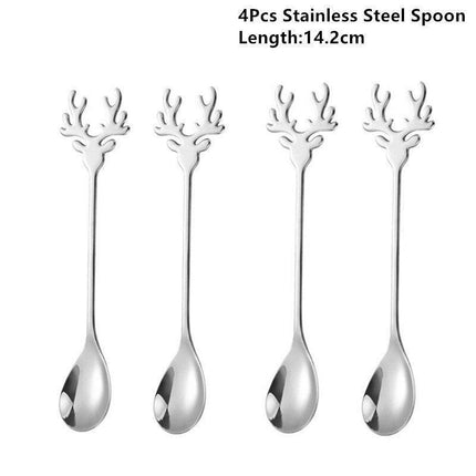 Joyful Holiday Spoon Set for Festive Dining