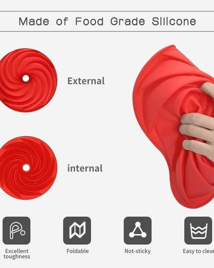 Spiral Delight Silicone Cake Mold for Effortless Dessert Masterpieces