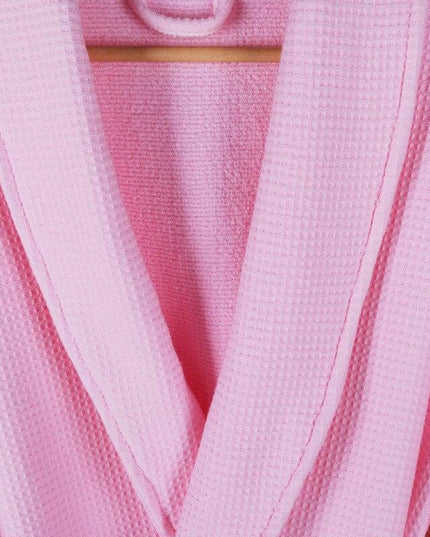 Luxury Cotton Kimono Robe with Plush Waffle Weave for Cozy Relaxation