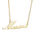 Golden Custom Name Stainless Steel Choker Necklace - Women's Fashion Essential