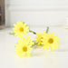 Vibrant Daisy Delight Bouquet - Lifelike Floral Elegance