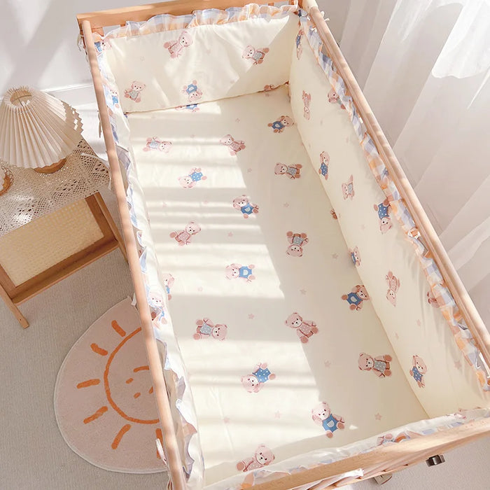 Luxurious 5-Piece Nordic Style Cotton Baby Bedding Set