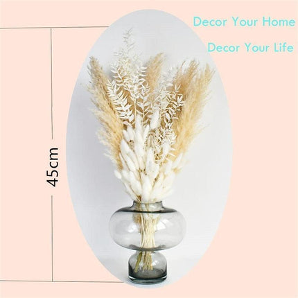 Timeless Elegance Pampas Grass Dried Flower Bouquet - 45cm Set