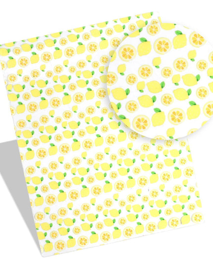 Vibrant Waterproof Fruity PVC Leather Sheets: Unleash Your Creative Potential!