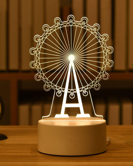 Enchanting 3D Illusion LED Night Light - Illuminate Your Space with Wonder