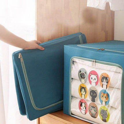 22L Waterproof Storage Organizer for Clothes & Quilts - Sturdy Oxford Fabric