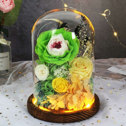 Timeless Blossom - Captivating Rose Preserved in Glass Dome