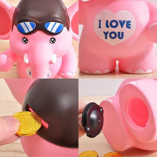 Cartoon Elephant Piggy Bank Cute Money Box Coins Holder Storage Box Coin Bank For Child Toys Kids Birthday Gifts Home Decoration - Très Elite