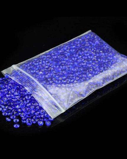 Sparkling Clear Acrylic Crystal Gemstones - 2000-Piece Set for Elegant Event Decoration