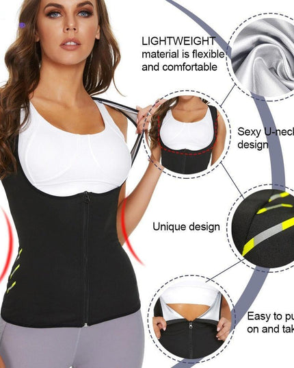 Women’s Sculpting Sauna Compression Workout Top