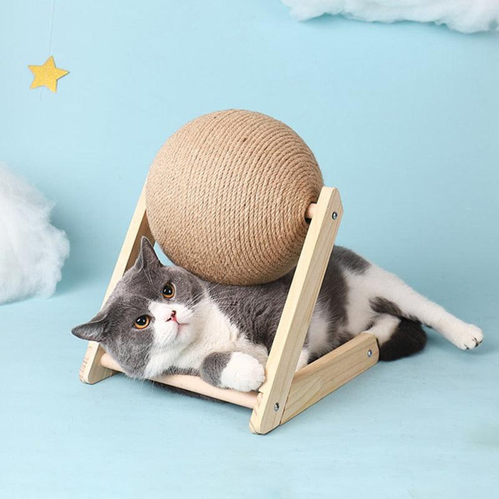 Kitty Scratch & Play Furniture Protection Ball & Cat Scratch Guard