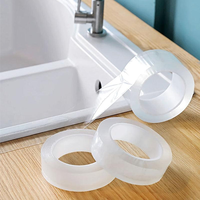 Waterproof Mildew Resistant Adhesive Tape - Ultimate Seal for Kitchen and Bathroom
