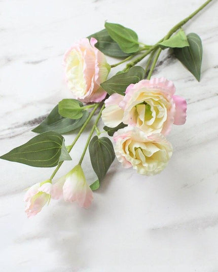 Exquisite Silk Peony Rose Collection - 5 Lifelike Artificial Flowers for Timeless Beauty