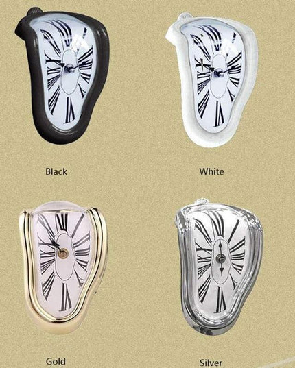 Surrealist Melting Timekeeper - Dali-Inspired Artistic Clock for Unique Home Decor