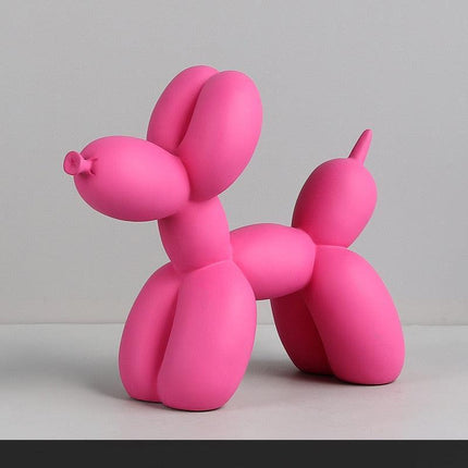 Sleek Resin Balloon Dog Sculpture for Chic Home Decor