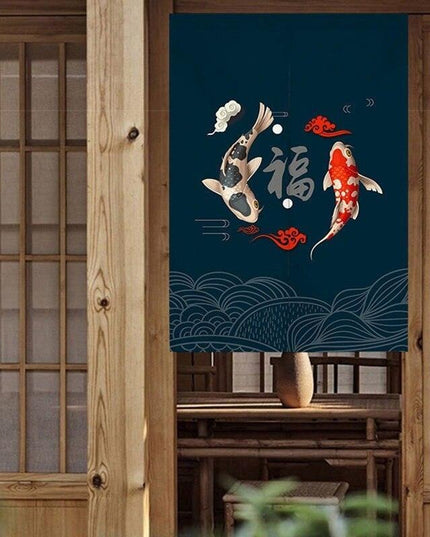 Koi Elegance Room Divider - Enhance Your Space with Japanese Flair