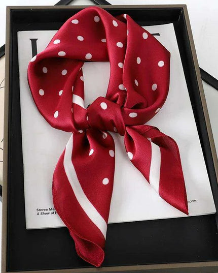 Elegant Leopard Print Silk Scarf - Premium Women's Fashion Accessory