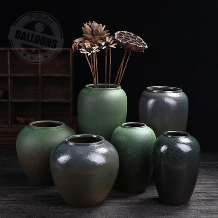 Elegant Chinese Zen Floral Porcelain Vase