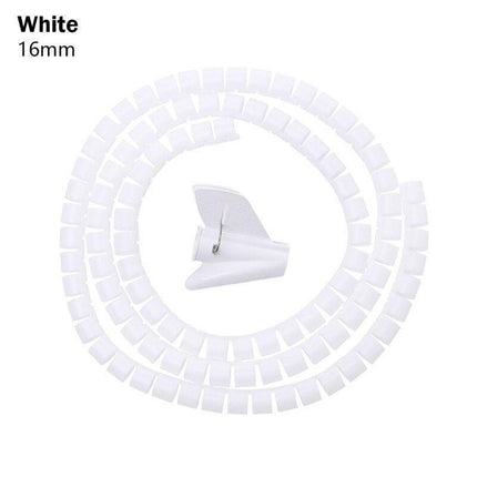 Cable Management Spiral Organizer for a Tidy Workspace