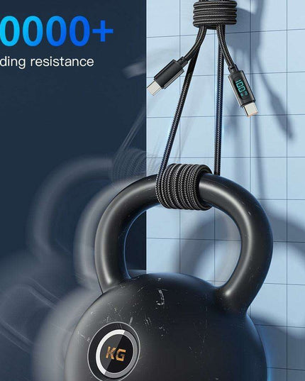 Essager Advanced Smart LED USB C Charging Cable - Rapid 100W Power & High-Speed Data Transfer