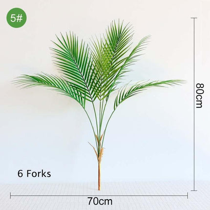 Exotic Paradise: Realistic Lifelike Artificial Palm Leaf Plants - Premium Collection