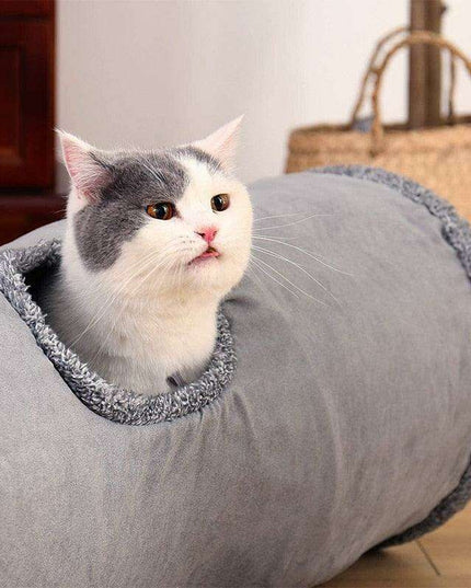 Interactive Peekaboo Pet Tunnel with Fun Ball - Engaging Playtime Adventure for Your Furry Companions