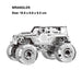 Craftsmanship Delight: Metal 3D Transportation Puzzle Set for Racing Motorcycle, Truck, and Train Models - Ages 12 and Up